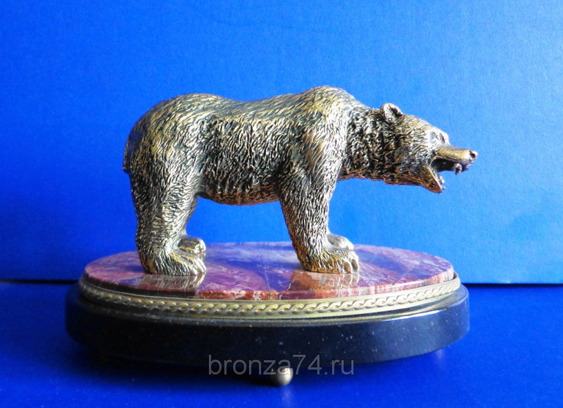 Кабинетная скульптура Медведь