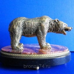 Кабинетная скульптура Медведь